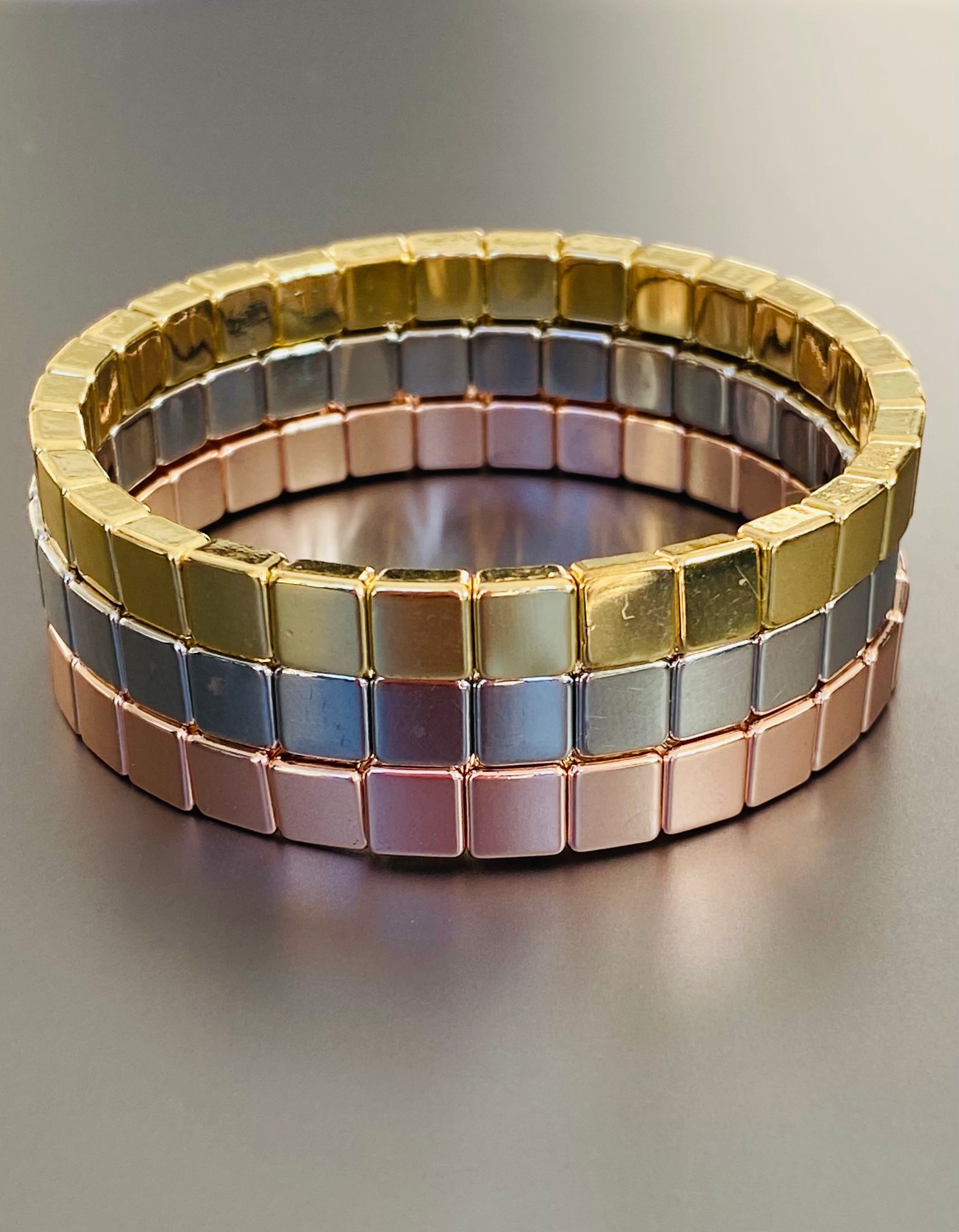 Trio of Cubie Bracelets