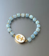 Aquamarine Anchor bracelet