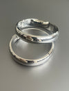 Chunky Mirrored Silver Bangle