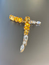 Statement Citrine Crystal Drops