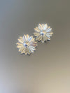 Classic Flower Earrings in Silver