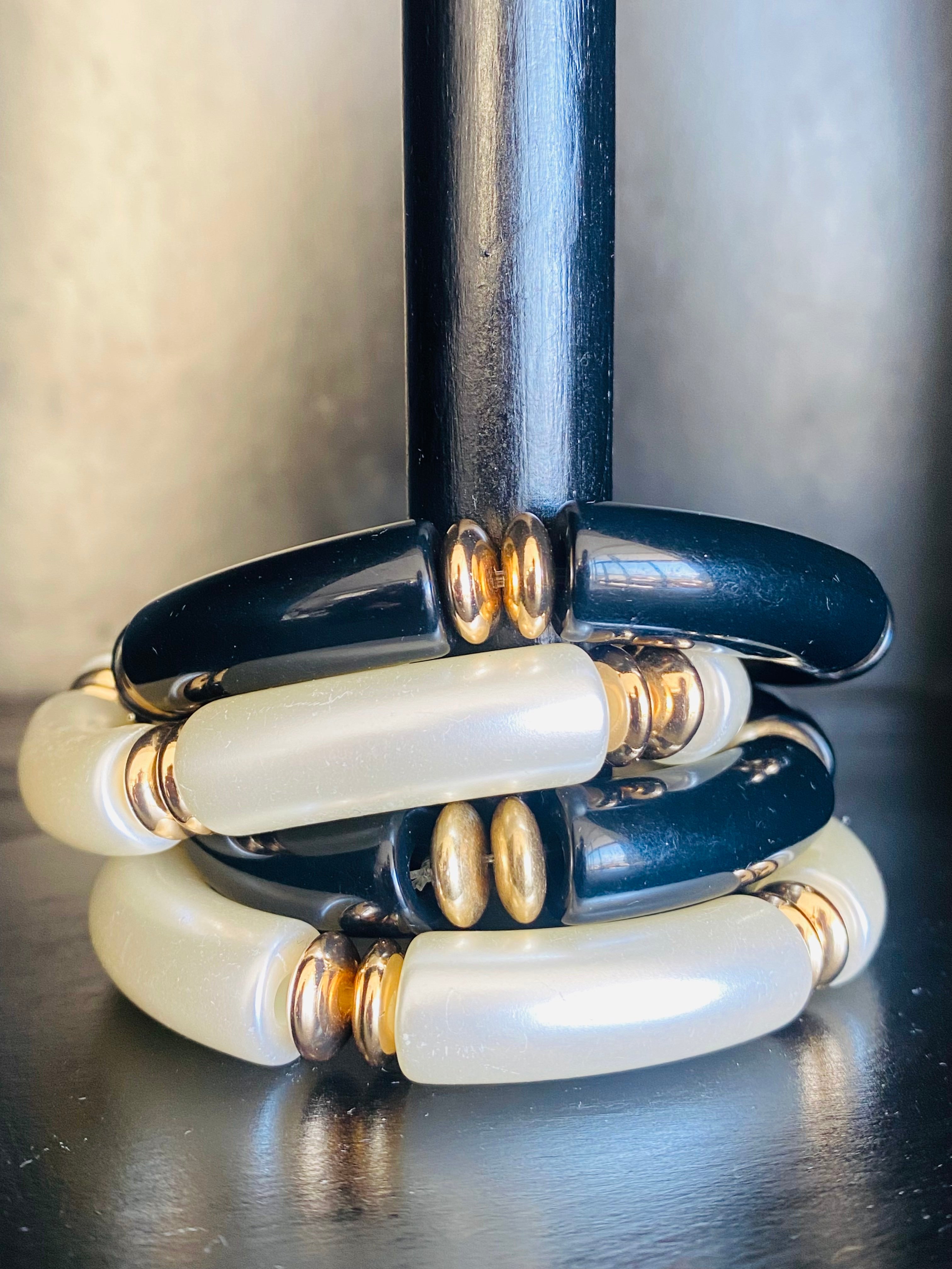 Ebony Stretchable Bracelet