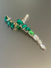Statement Emerald Crystal Drops