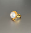 Heirloom Mabé cocktail ring