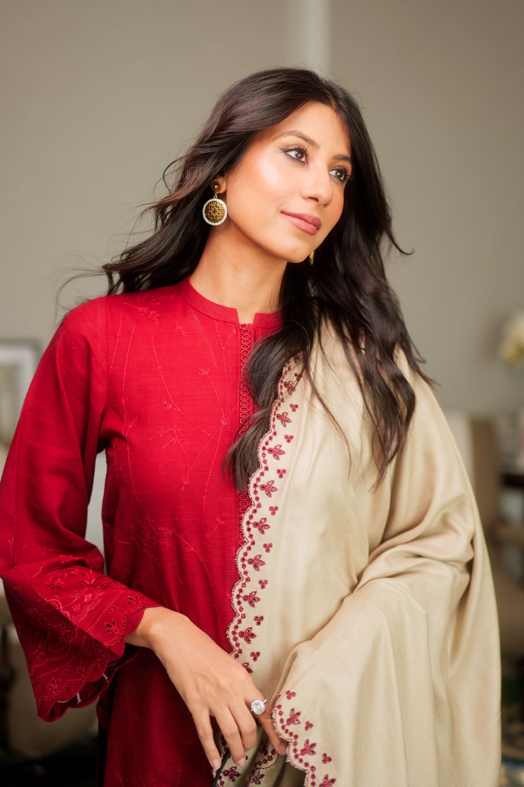 Malka Qatarah Earrings  from the Talakari Series