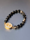 Obsidian Anchor bracelet