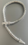 Snake Wrap Studded Necklace