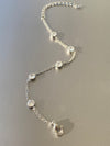 Statement Station Bracelet in Rhodium
