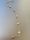 Statement Station Bracelet in Yellow Gold