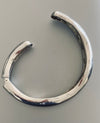 Statement Torque Necklace in Rhodium