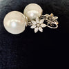 Tahitian-Gardenia Perla drop Earrings