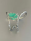 Viridian Cuff in silver tone