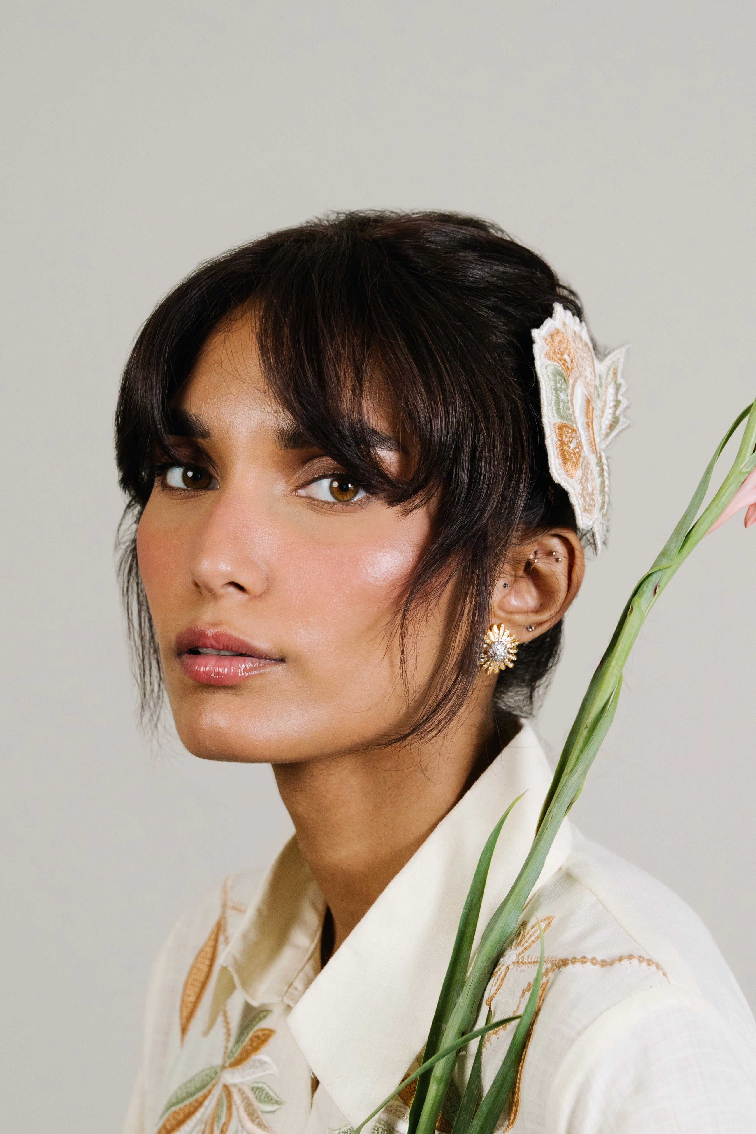 Mini Sunflower Tops - Yellow with White Centre