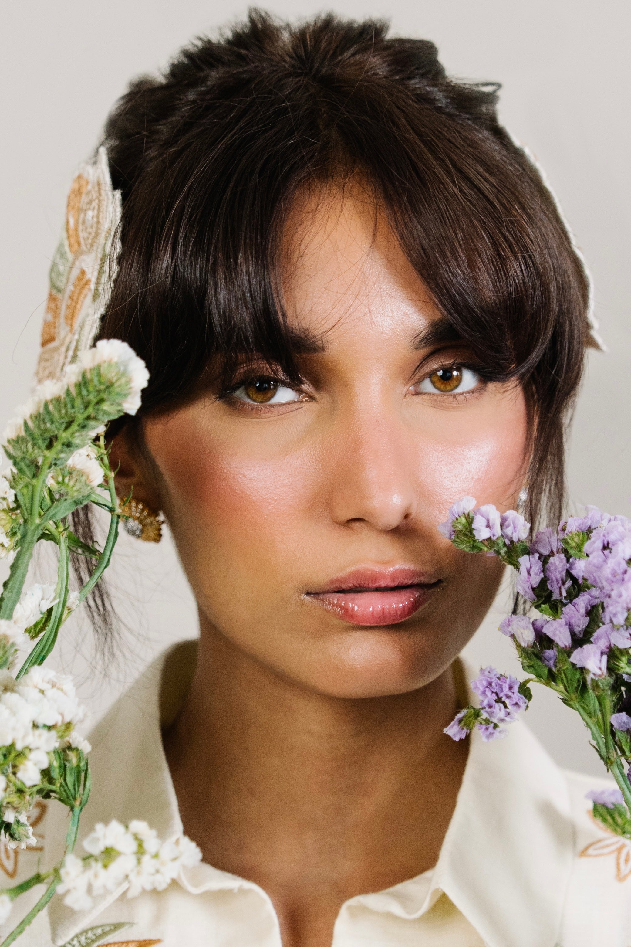 Mini Sunflower Tops - Yellow with White Centre